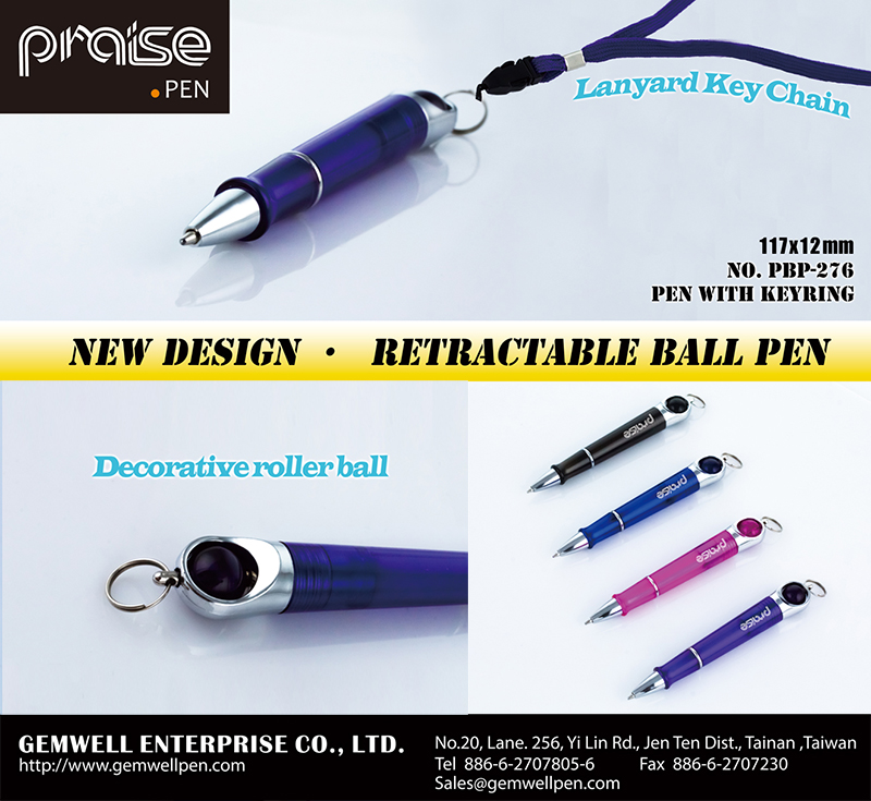 Pen With Keyring